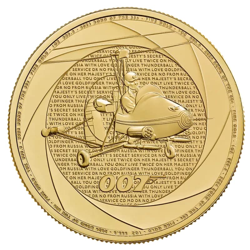1 oz Bond of the 1960s Gold Coin | 2024